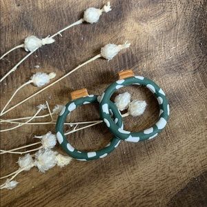 Handmade polymer clay earrings in the style Tracy